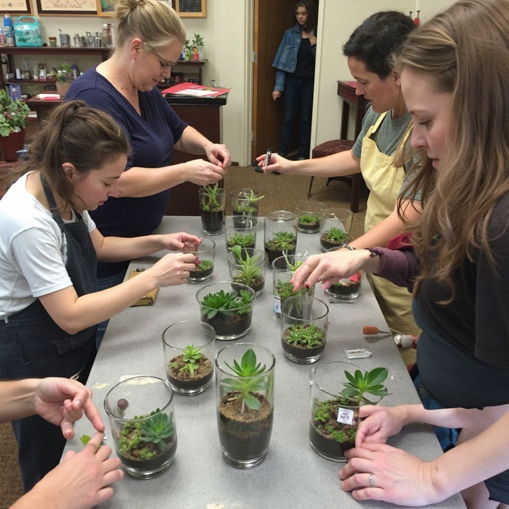 Terrarium building workshop